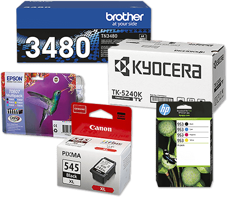 Stimmungsbild mit Tinten und Tonern