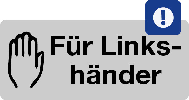 Für Linkshänder