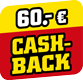 mit 60 Euro CashBack