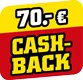 mit 70 Euro CashBack