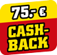 mit 75 Euro CashBack
