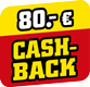 mit 80 Euro CashBack