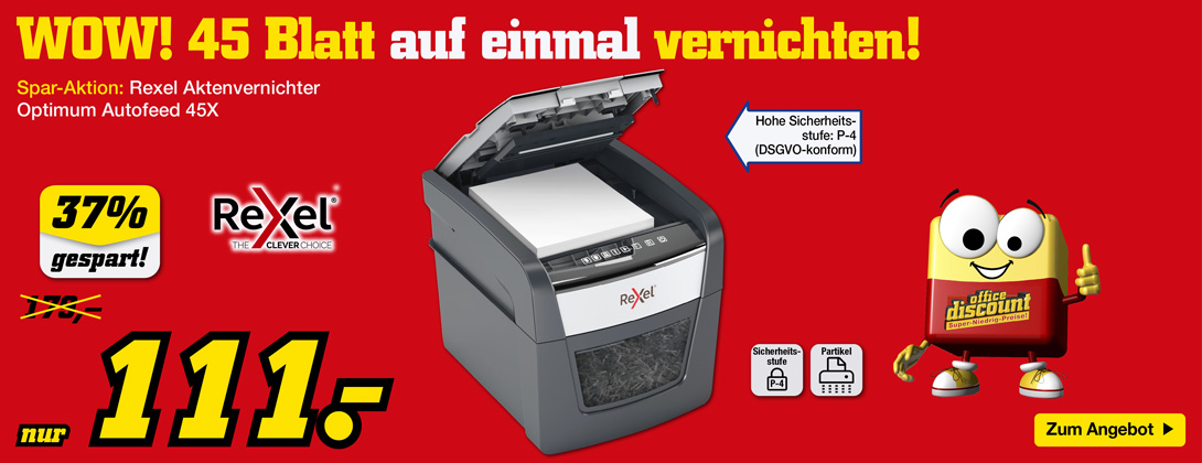 Rexel Aktenvernichter